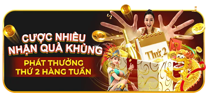Biểu ngữ khuyến mãi nạp lại hàng ngày, phần thưởng gửi tiền liên tục