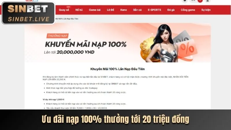 Thưởng chào mừng thành viên mới 566bet